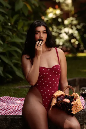 Rolling Balconette Bodysuit - Sweetheart