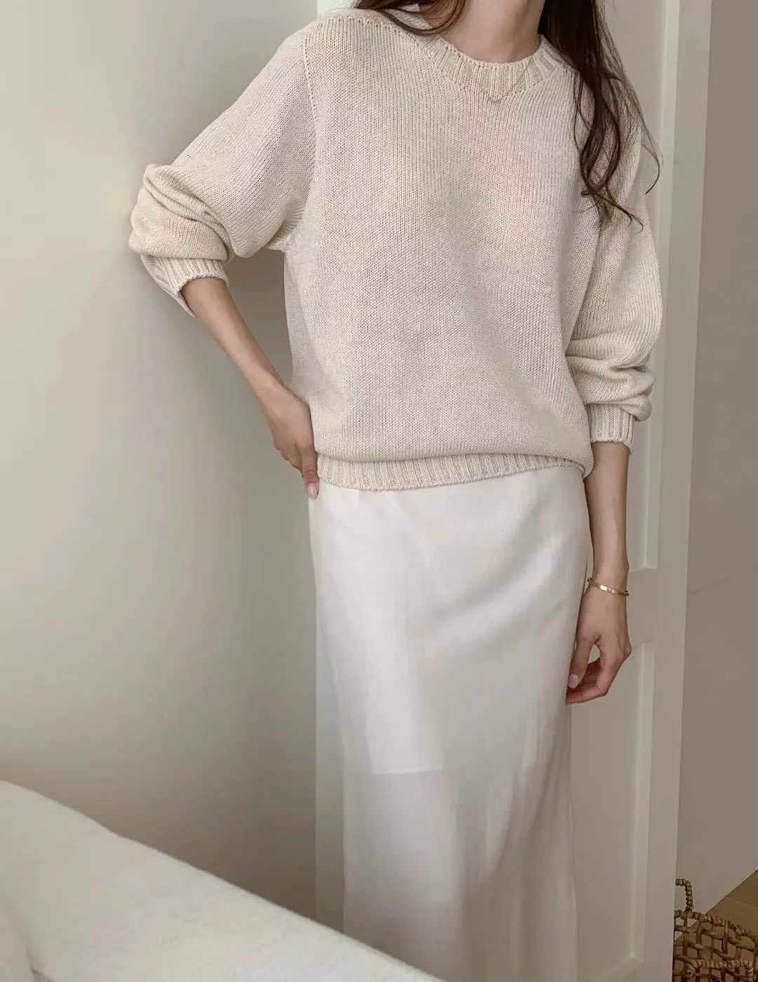 SARA KNIT ECRU