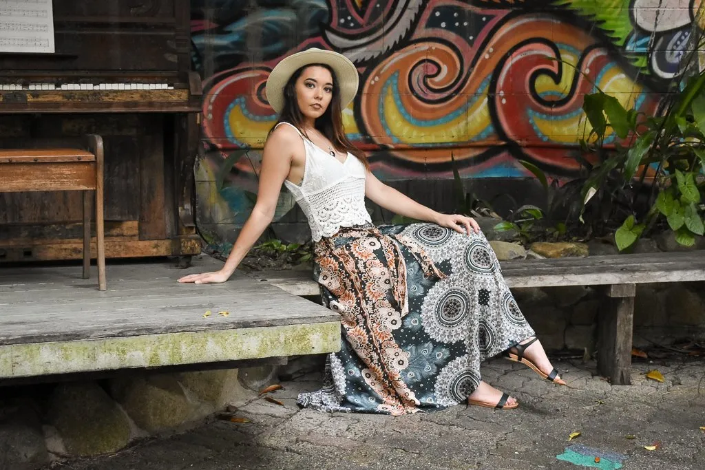 Serephina Crop Top - White