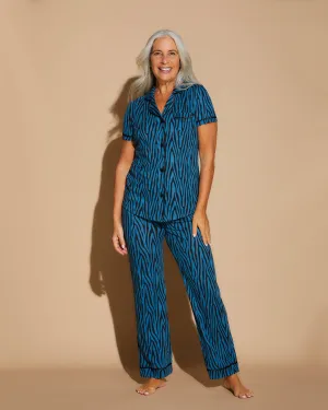 Short Sleeve Top & Pant Pajama Set