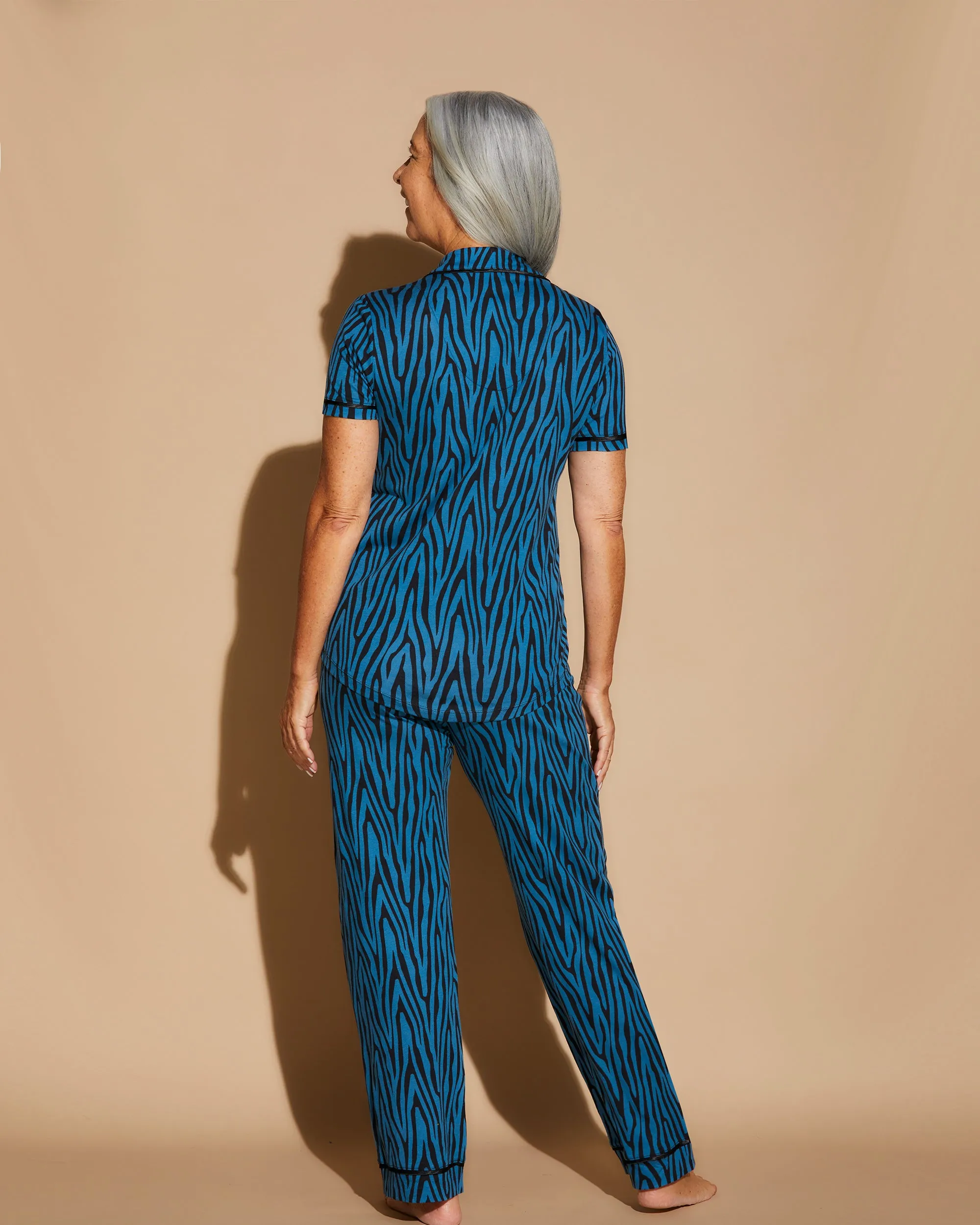 Short Sleeve Top & Pant Pajama Set