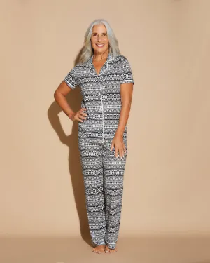 Short Sleeve Top & Pant Pajama Set