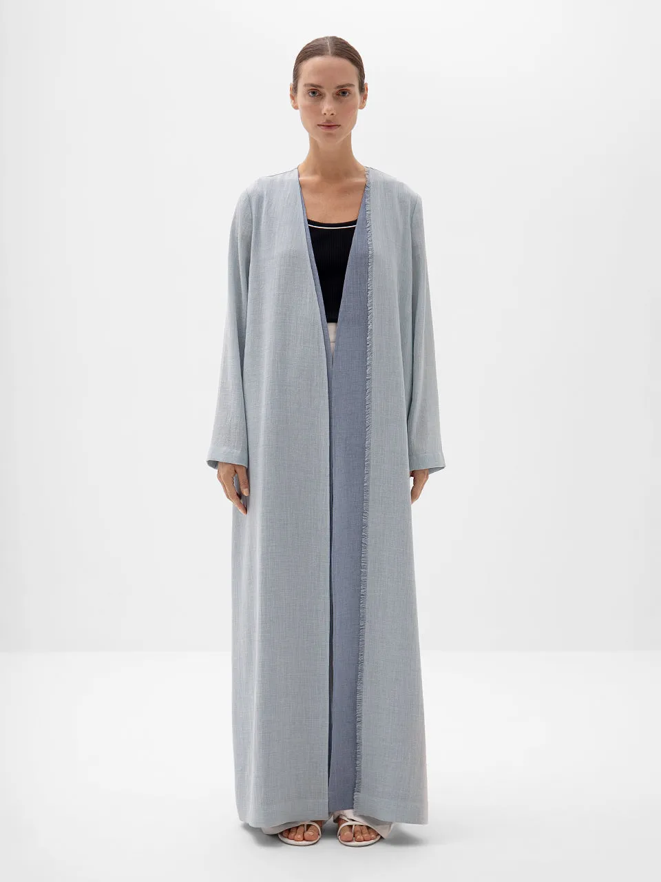 Shurooq Long Jacket - Blue