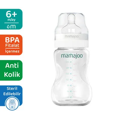 Silver Feeding Bottle 250ml