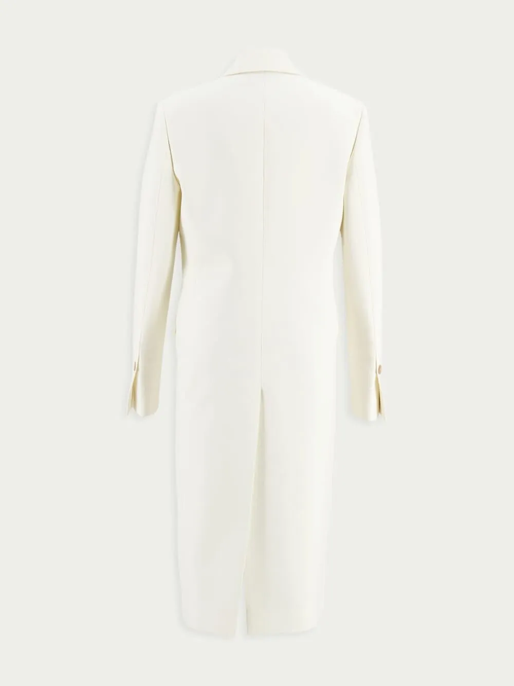 Single Breasted Wool Coat