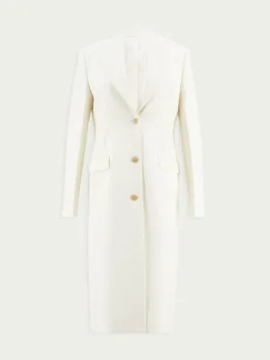 Single Breasted Wool Coat