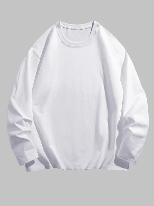 Solid Color Cotton T-Shirt