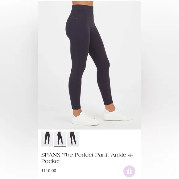 SPANX PBP Ankle 4 Pocket Pants - S/Tall