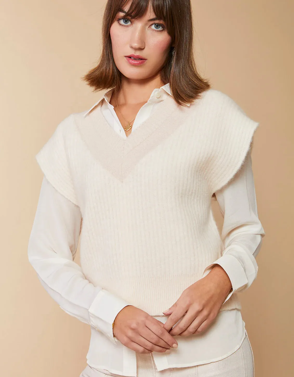 Spartina 449 Ines Sweater Vest Shell - FINAL SALE