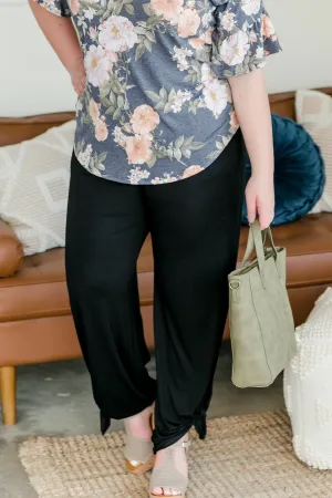 Split The Difference Side Tie Pants