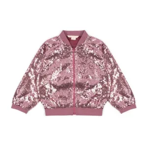 STARLA SEQUIN JACKET - BLUSH