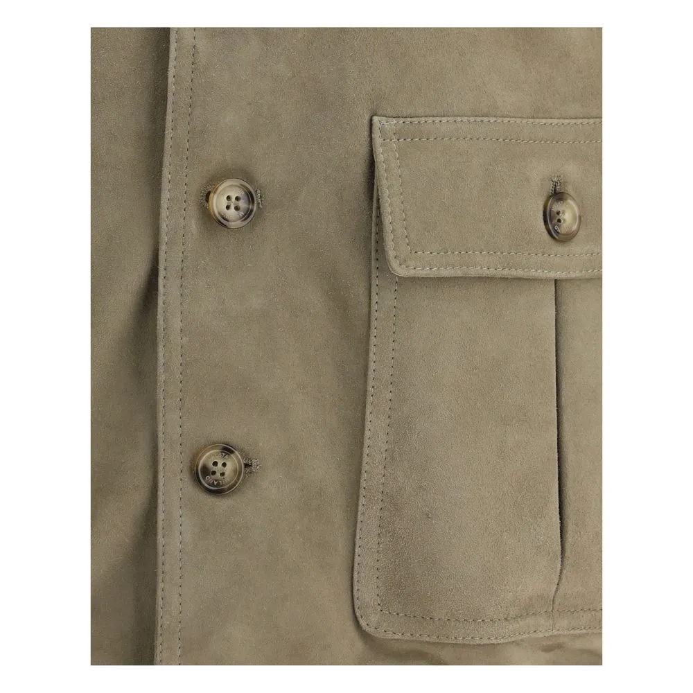 Suede leather Jacket