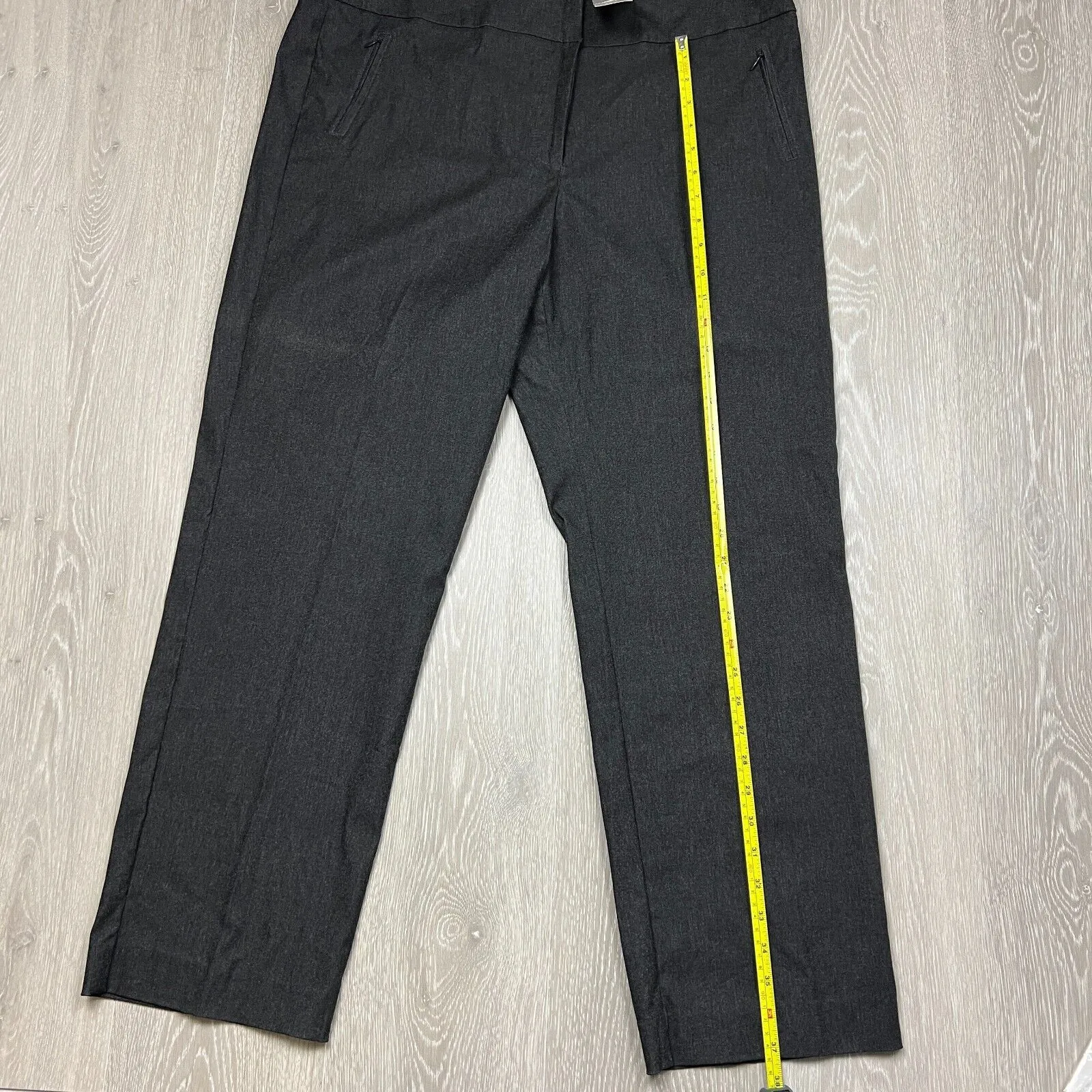 Suzanne Grae Womens Charcoal Pants Size 18 Short (New)