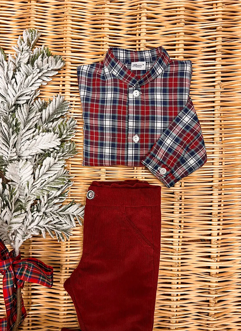 The Bordeaux Corduroy Pants