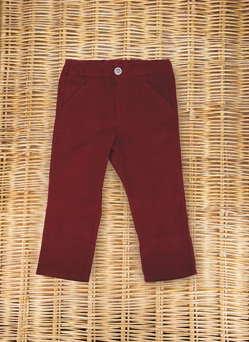The Bordeaux Corduroy Pants