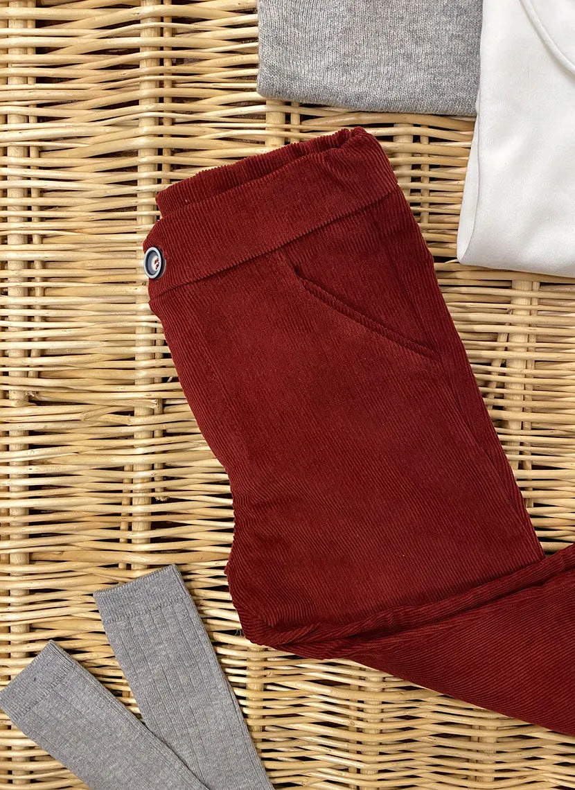 The Bordeaux Corduroy Pants