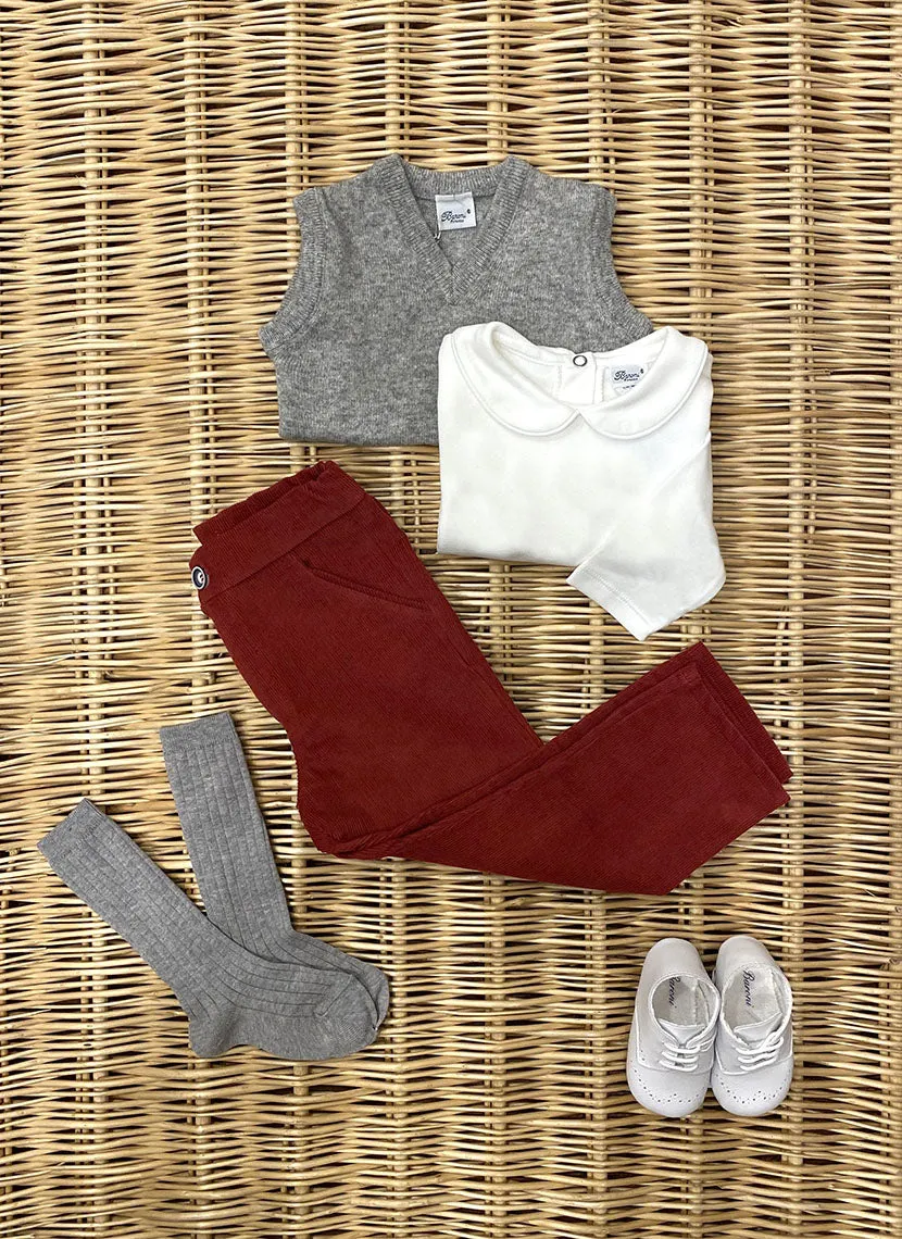 The Bordeaux Corduroy Pants