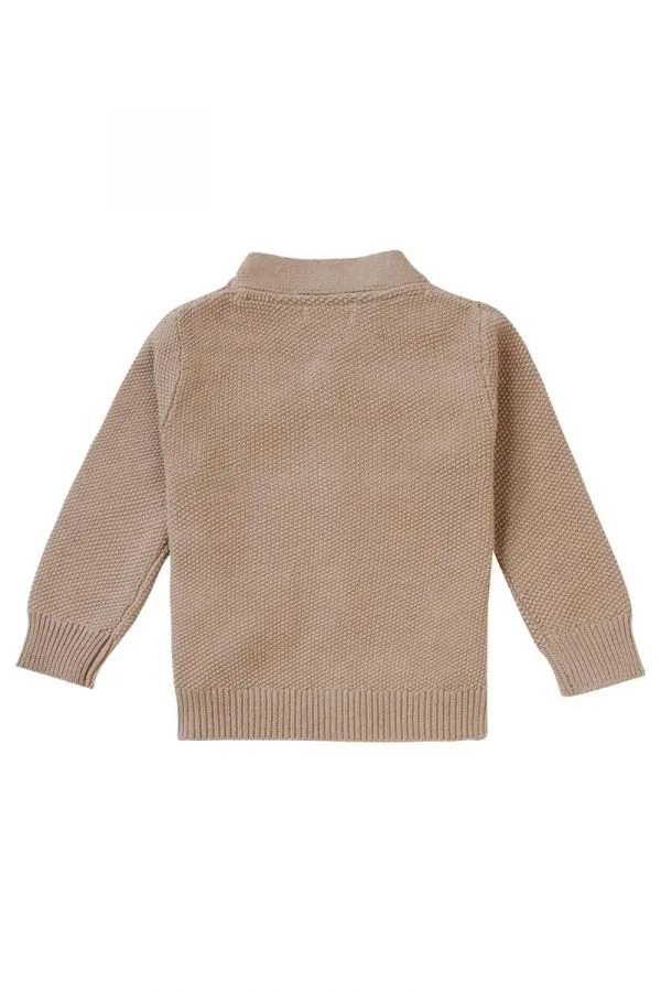 The Bridgeport Cardigan - Doeskin - BABY