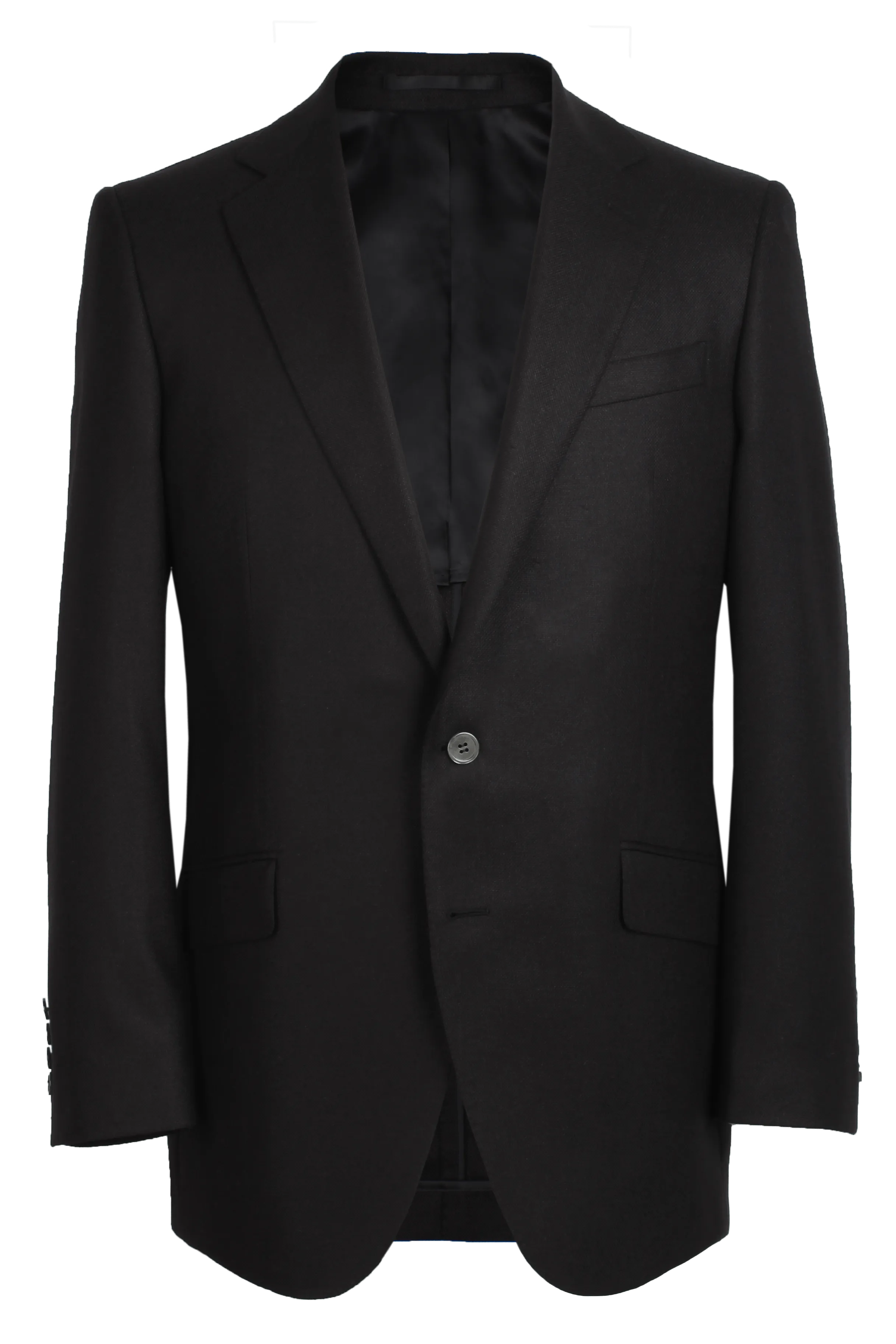 The Byron Jacket - Core Black Hopsack