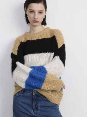 The Fuzzy Sweater in Nautical Blue