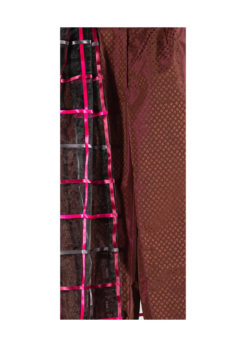 The Olivia Pant/Skirt – Fuchsia Checks