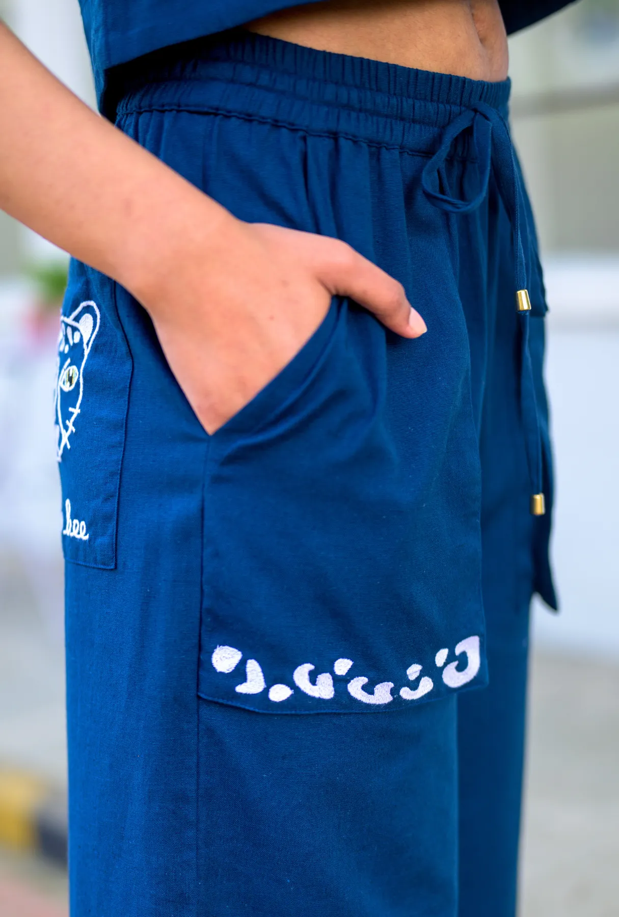 Tide is High Pant – Wild Side - Navy