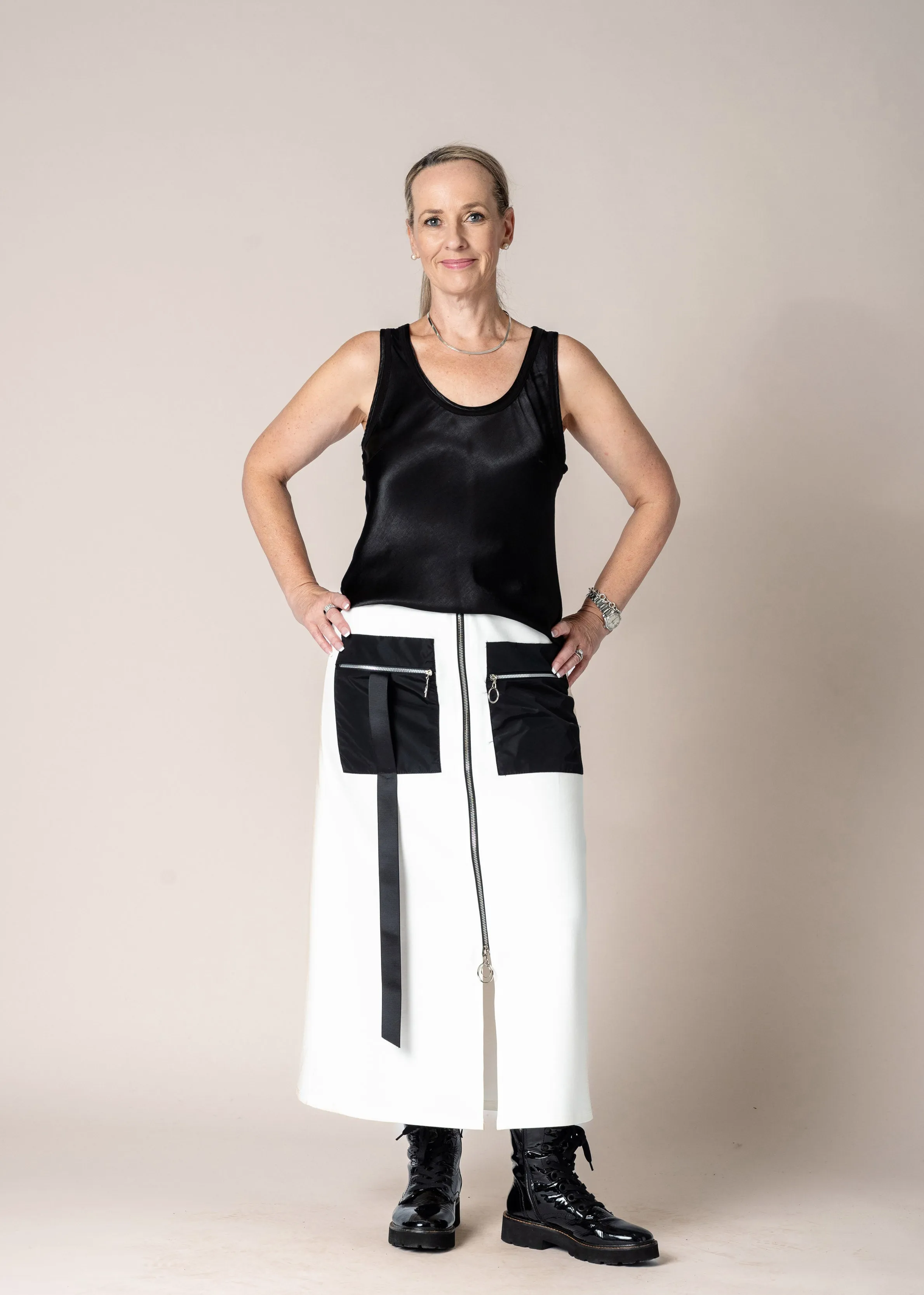 Tinae Skirt in Cream