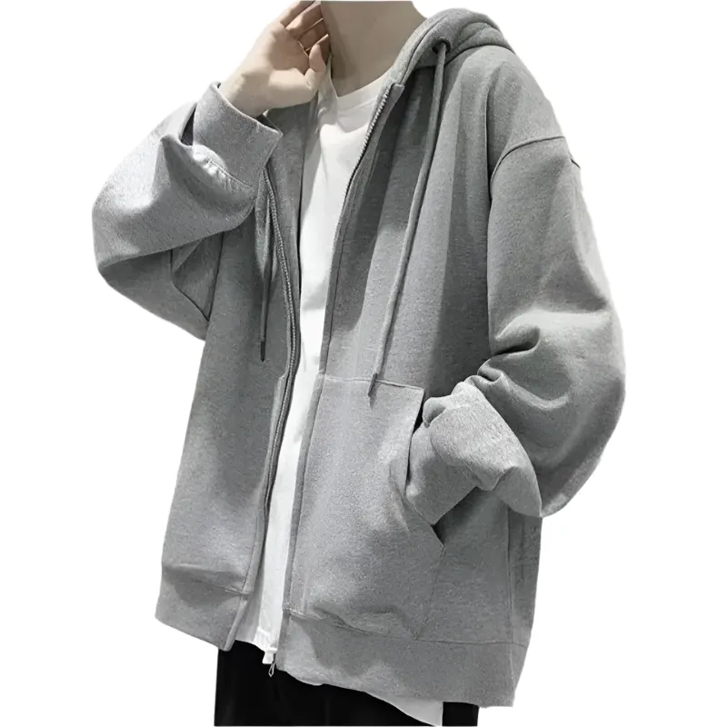 Troy – Retro Zip-Up Men’s Hoodie Jacket