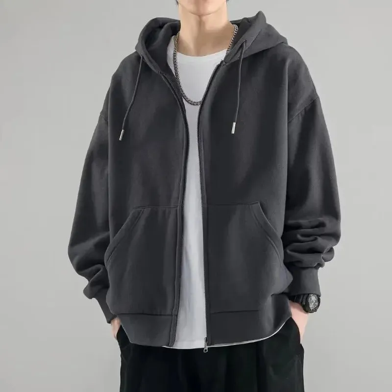 Troy – Retro Zip-Up Men’s Hoodie Jacket