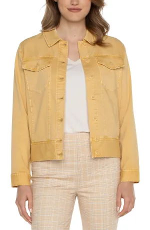 Trucker Jacket With Elastic Waistband - SALE