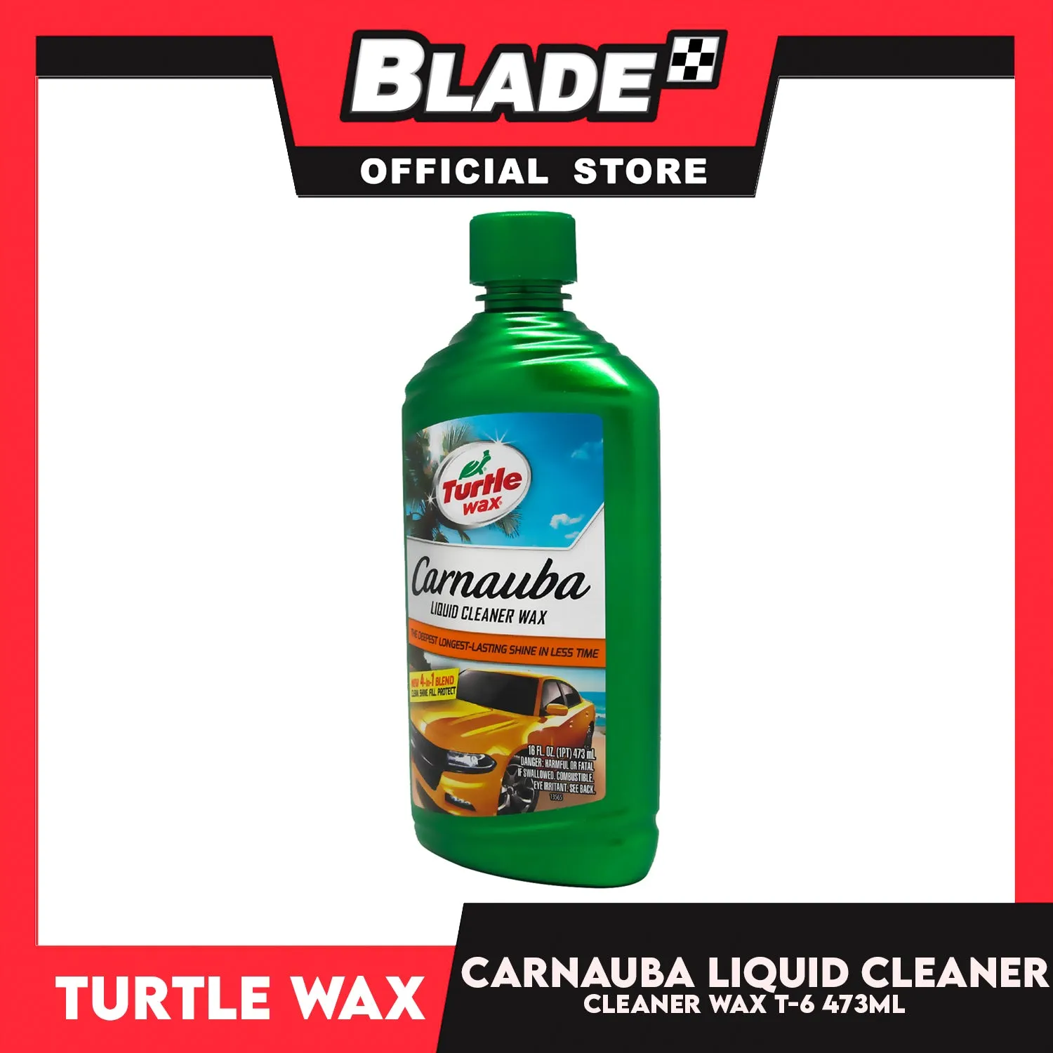 Turtle Wax Original Carnauba Cleaner Wax T-6 473ml
