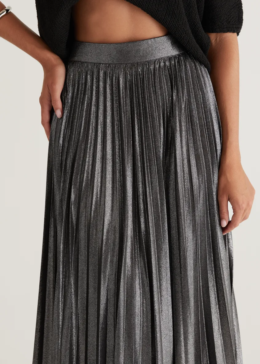 Twilight Midi Skirt - Charcoal