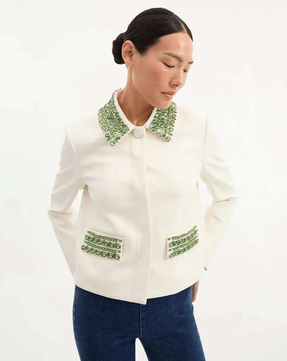 VERONICA BEARD EMBELLISHED IMOGEN JACKET