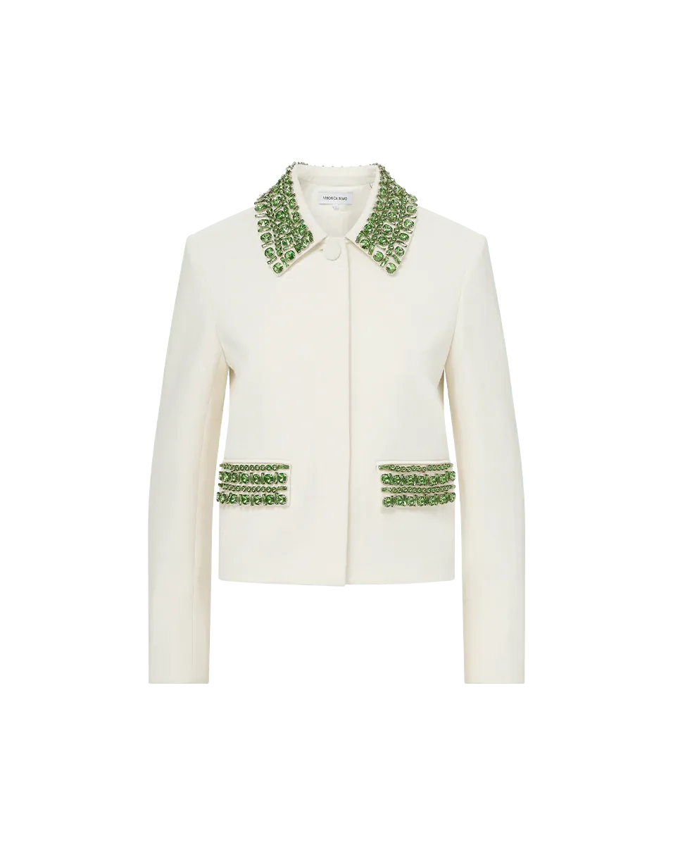 VERONICA BEARD EMBELLISHED IMOGEN JACKET