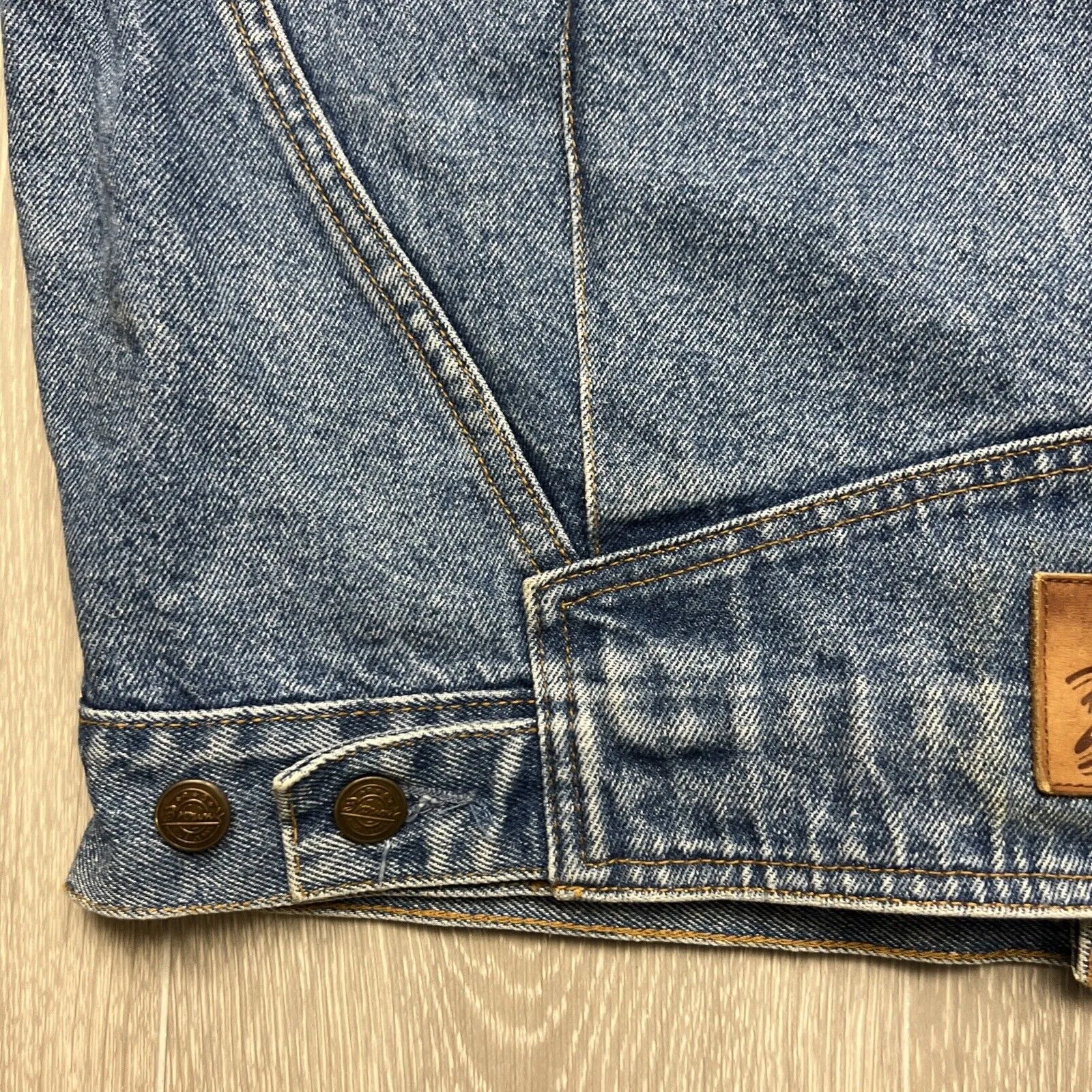 Vintage RG Browns Blue Denim Retro Blue Denim Jacket Size Medium