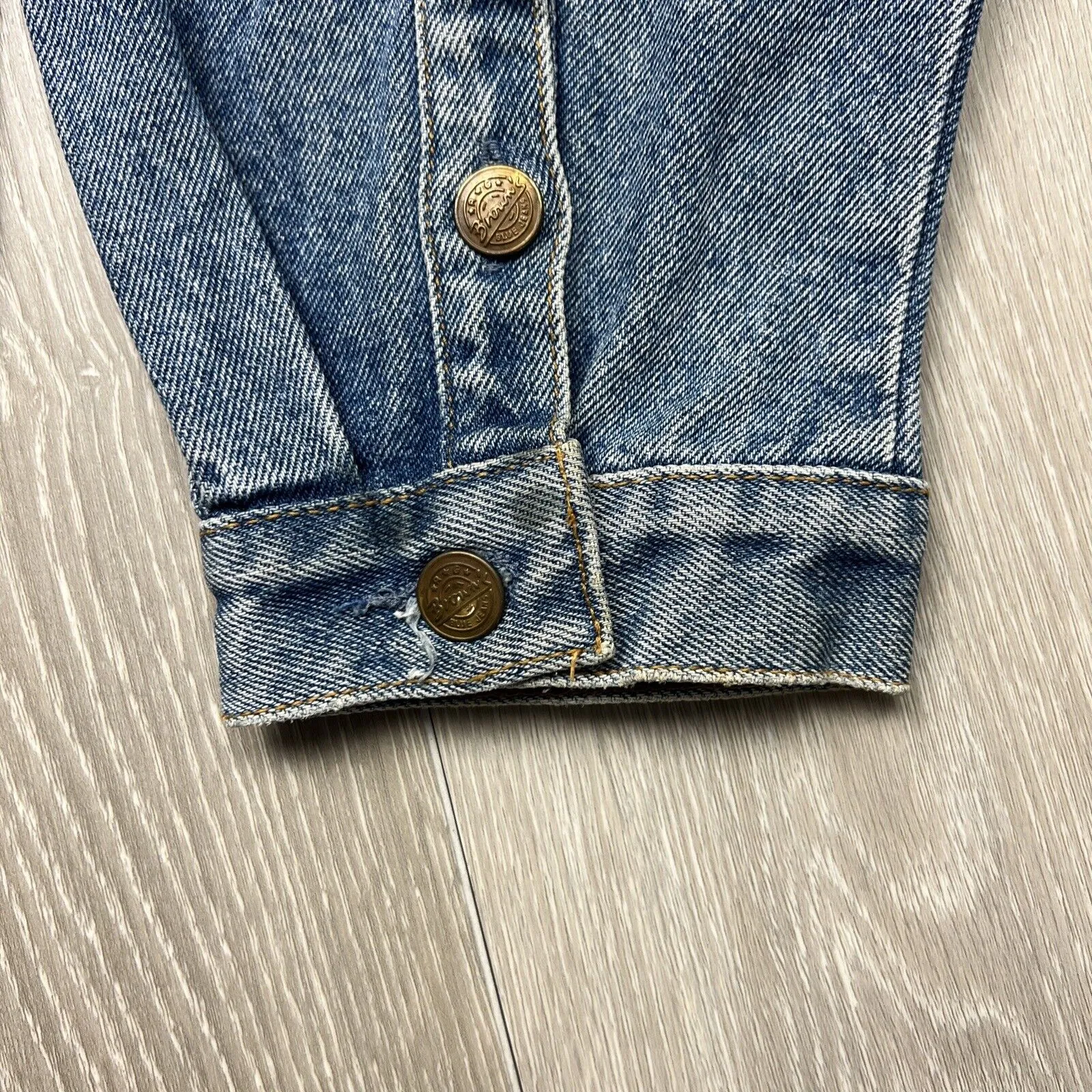Vintage RG Browns Blue Denim Retro Blue Denim Jacket Size Medium