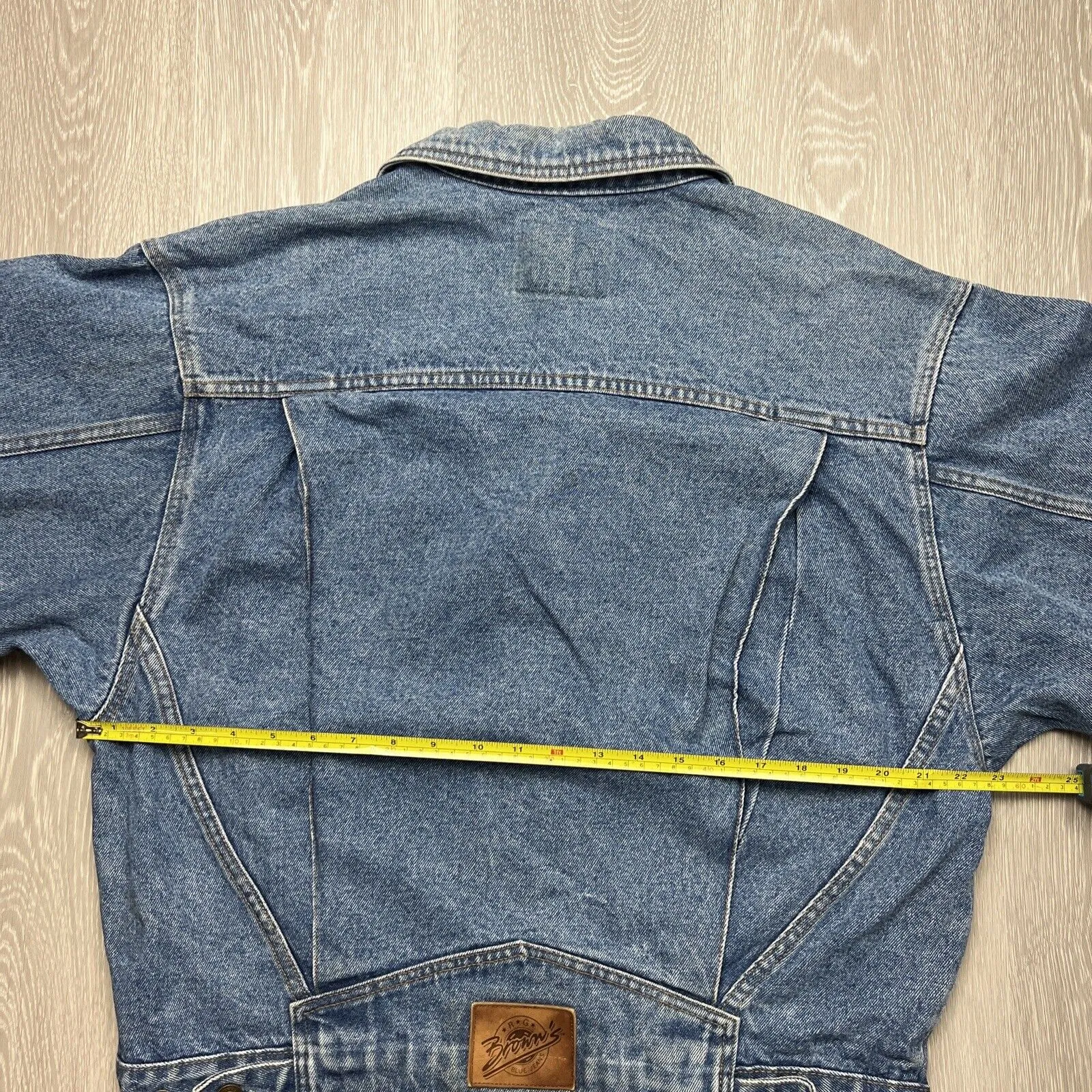 Vintage RG Browns Blue Denim Retro Blue Denim Jacket Size Medium