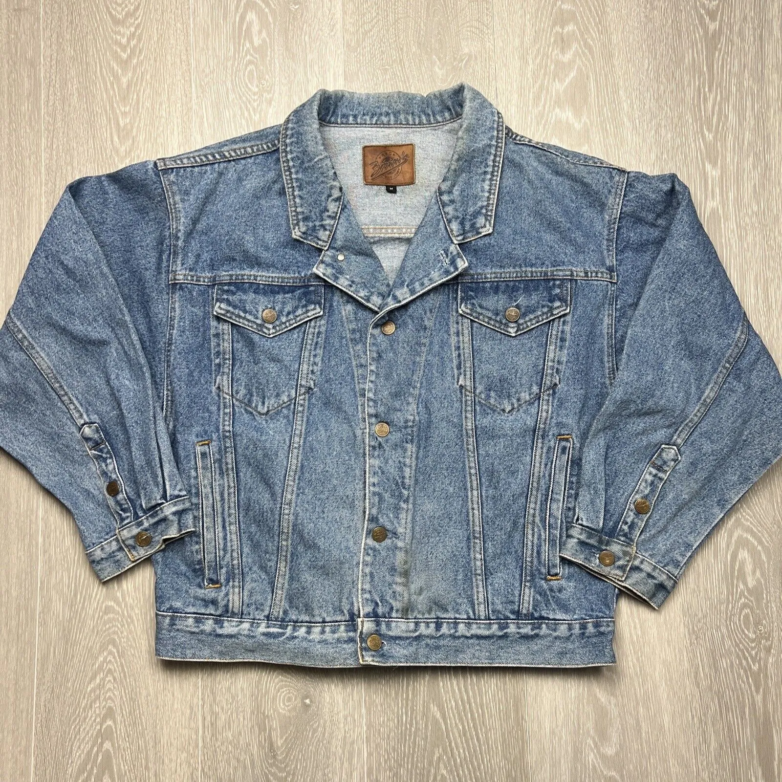 Vintage RG Browns Blue Denim Retro Blue Denim Jacket Size Medium
