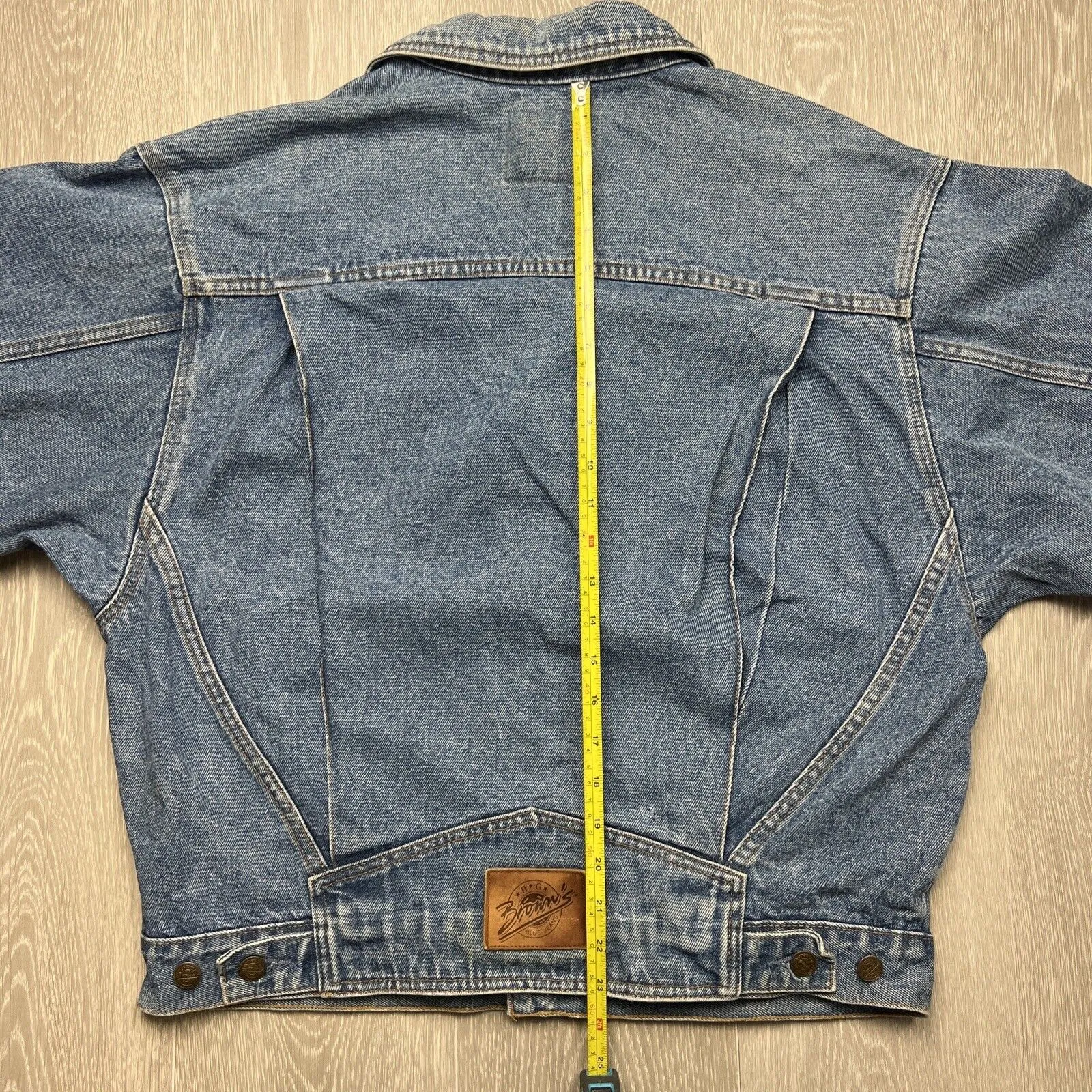 Vintage RG Browns Blue Denim Retro Blue Denim Jacket Size Medium