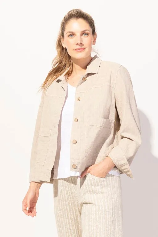 Vista Washed Cotton Beach Jacket