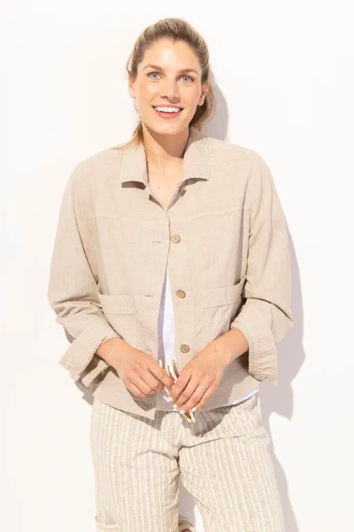 Vista Washed Cotton Beach Jacket
