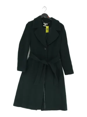 Whistles Women's Coat UK 8 Green Wool with Elastane, Polyamide