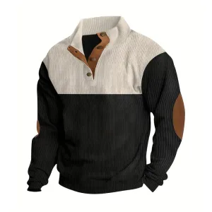 Wilfred™ | Long-Sleeve Sweater with Button Placket