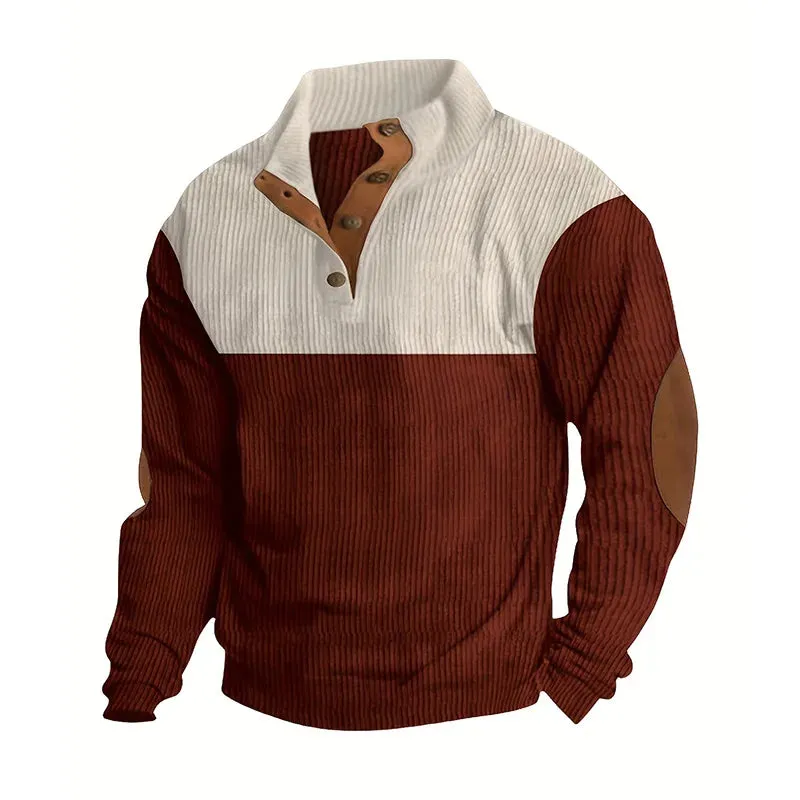 Wilfred™ | Long-Sleeve Sweater with Button Placket