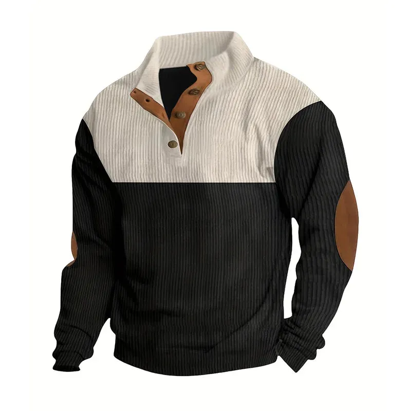 Wilfred™ | Long-Sleeve Sweater with Button Placket