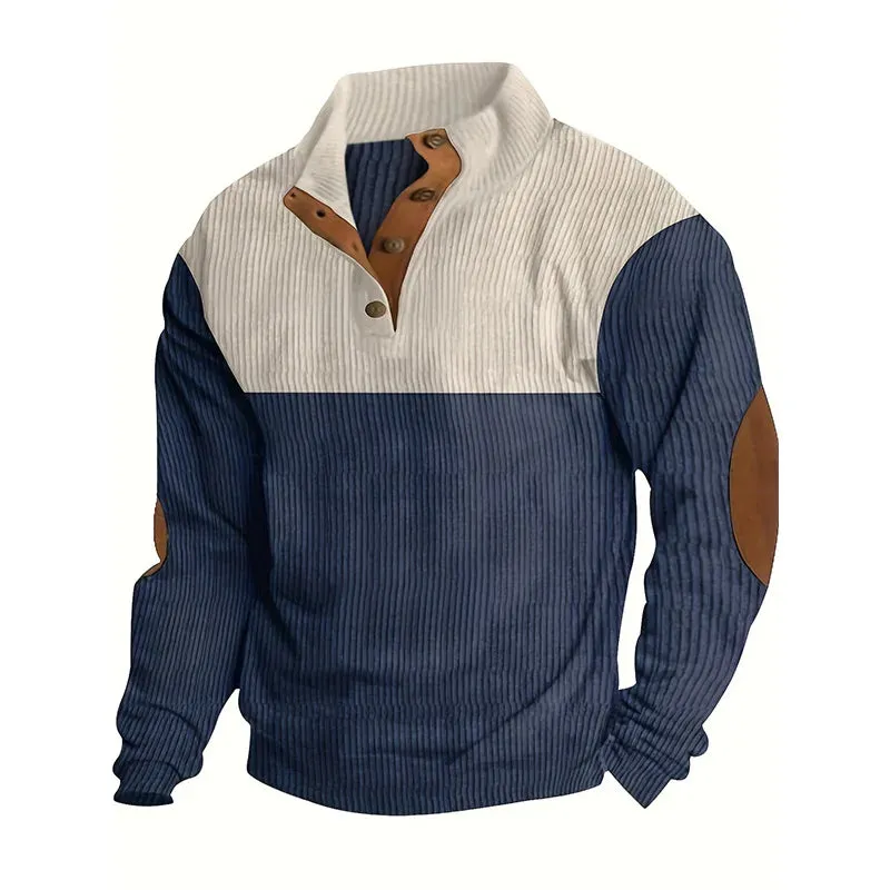 Wilfred™ | Long-Sleeve Sweater with Button Placket