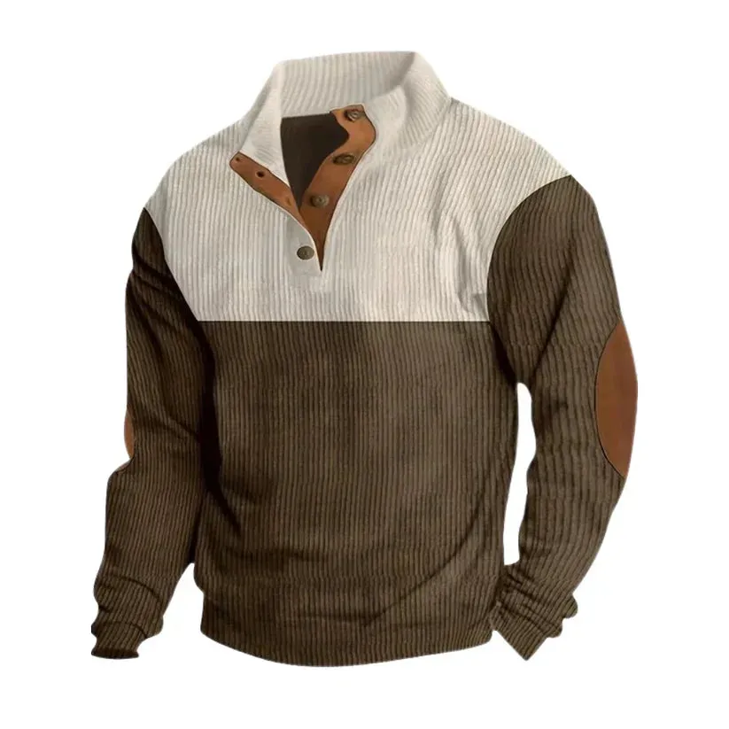 Wilfred™ | Long-Sleeve Sweater with Button Placket