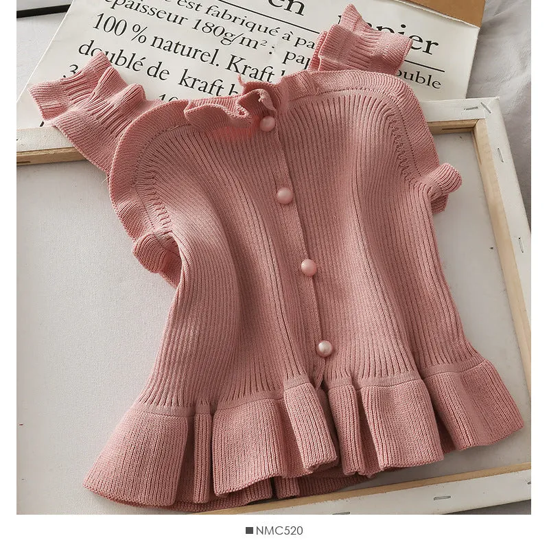 Woman Knitted Tank Top Women Strap Vest Sexy Female Knitting Crop Top Dropshipping