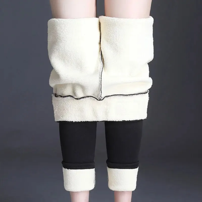 Women Thermal Elastic Winter Leggings