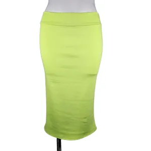 Women's High-Rise Midi Pencil Skirt in Assorted Colors